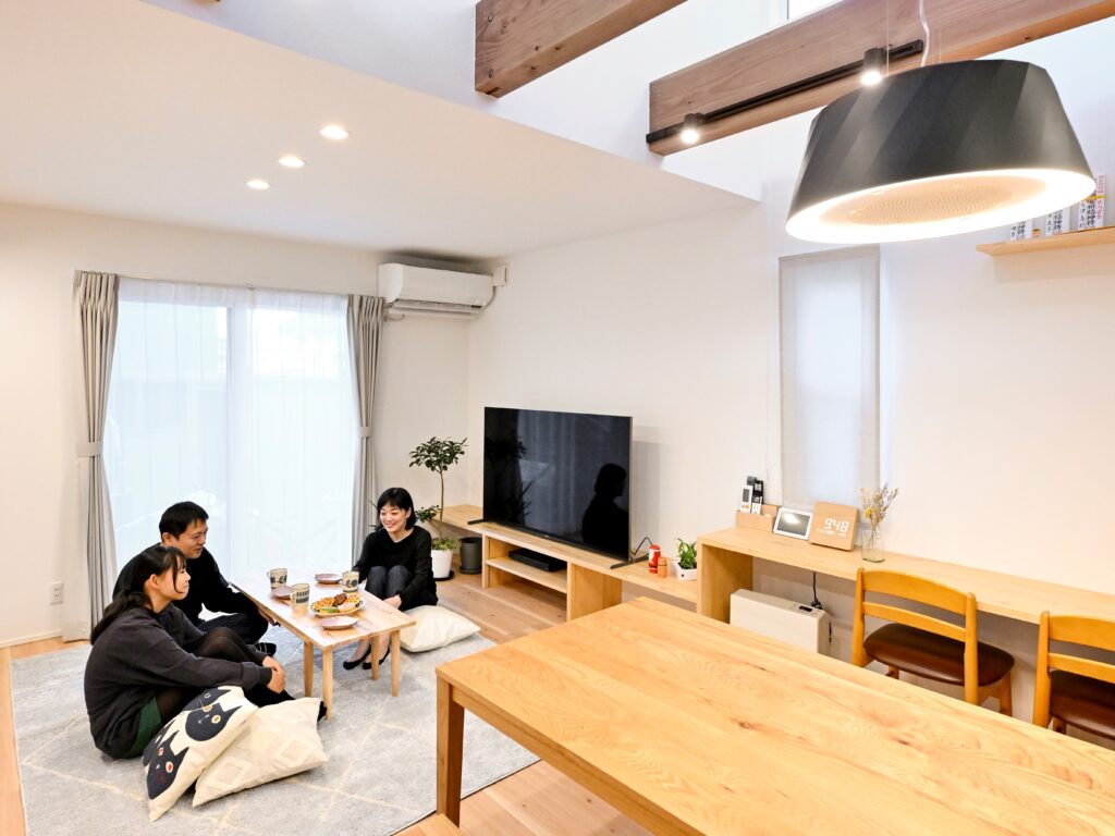 自然に笑顔と会話が生まれるいえ